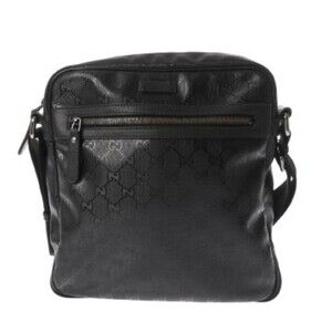 GUCCI GG Imprime Black 201448 Men's/Women's Shoulder Bag, B Rank, Used, Ginzo